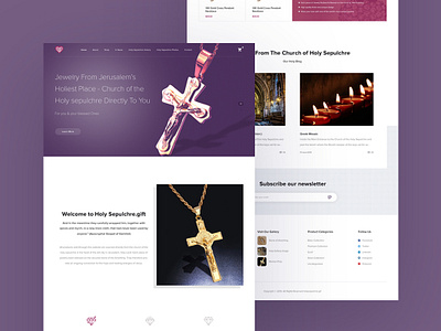 Holy Jewelry Site Design