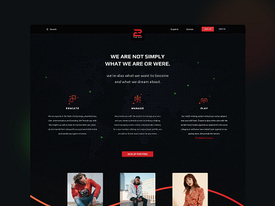 Themax2 - Landing Page design home page homepage ui ux.ui web design