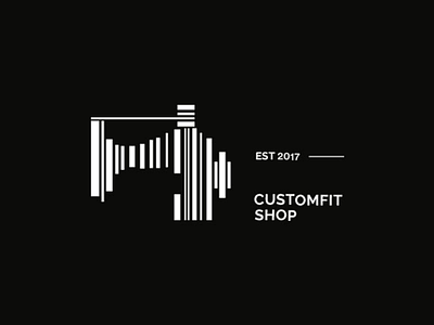 Custom Fit Tailors - Logo Design clean logo graphic design identity design logo logo design
