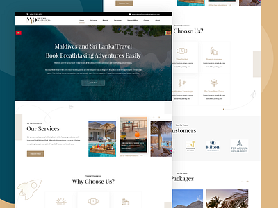 Tour Destinations :: Landing Page Design design ui ux web webdesign