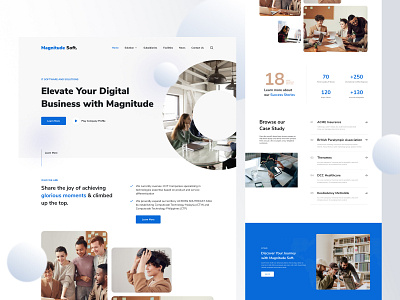 Magnitude Soft - IT Company Website