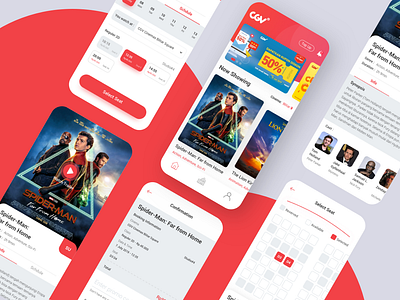 Movie tickets apps app branding design movie app ui ui ux uidesign user interface ux web