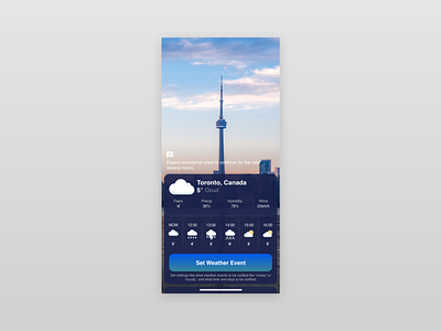 Daily UI #037 - Weather