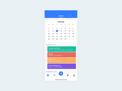 Daily UI #038 - Calendar