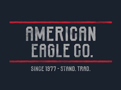 American Eagle distressed font geometric hand drawn industrial lettering rough slab serif type typeface typography