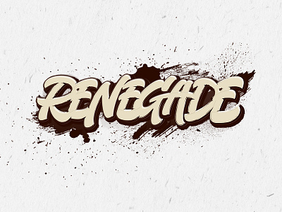 Renegade Type calligraphy design gif lettering logo renegade type typography ui ux vector web