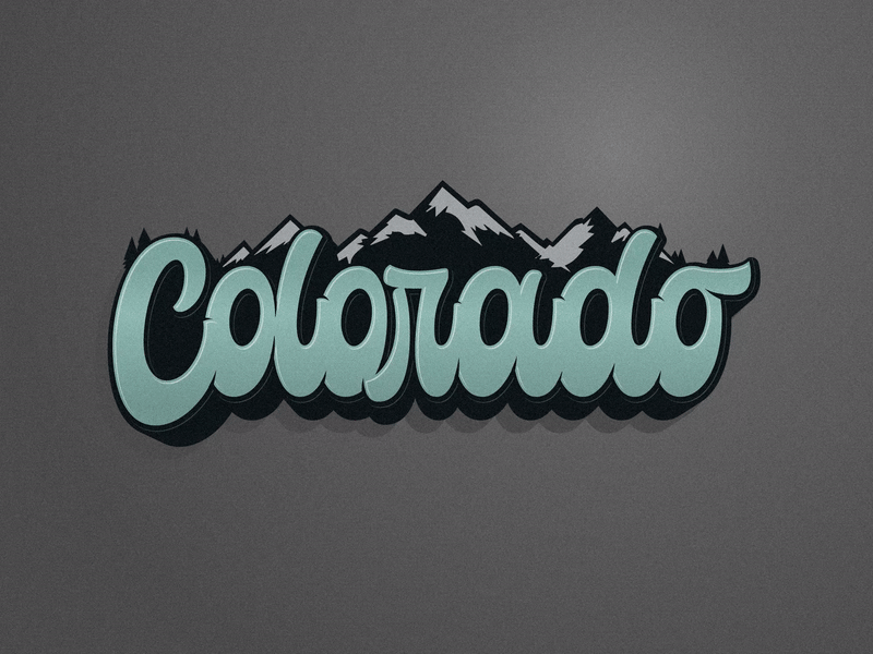 Colorado Type animation calligraphy colorado denver design gif lettering logo type typography vector web