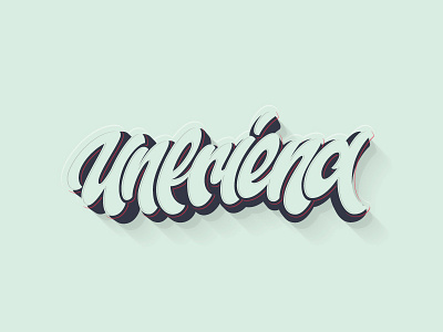 Unfriend calligraphy design facebook friend gif graffiti lettering logo shadow social media type typography