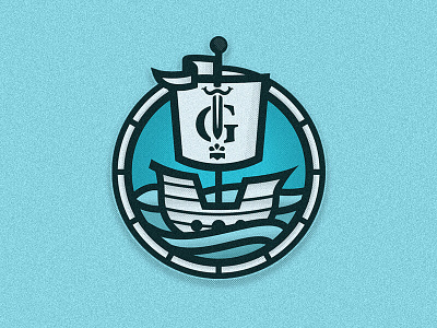 Guild Pirate Ship age of sail boat flag icon illustration night ocean pirate ship sea texture vector waves