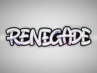 Renegade Type calligraphy design gif graphic hand drawn lettering logo script type typography ui ux vector