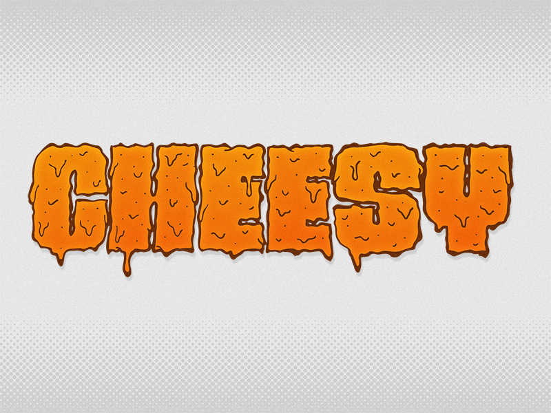 Cheesy Type animated calligraphy cheesy delicious food gif lettering logo motion pizza type typography