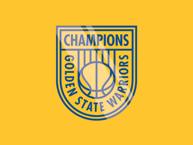 Champs badge team sports cavaliers lebron durant curry golden state champions nba basketball warriors