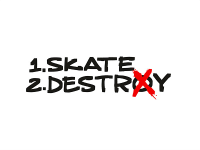 3. Repeat calligraphy graphic design illustration lettering rocket power shred the gnar skate or die skateboarding tre flip vote or die wheelie wagon