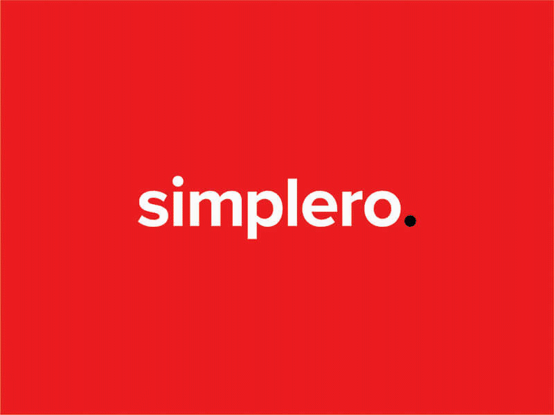 Simplero Logo animation arial brand identity branding gif helvetica identity illustration logo design proxima nova typography wordmark