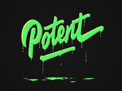 Potent calligraphy contaminate deadly drip infect ipad lethal lettering noxious poison procreate toxic venom virulent