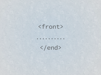 Front-End Developer Tips blue code coding design front end pattern texture webdesign
