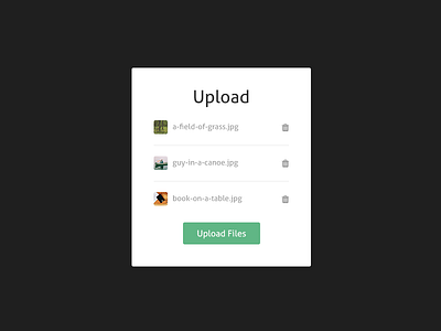 Upload Box box button delete design file icon jpg modal ui upload web design website