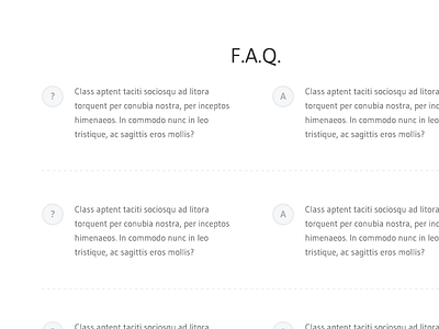 FAQ Section Ideas faq icon light minimal web web design website