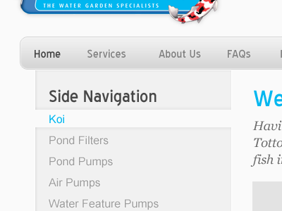 A better preview of my latest client design css3 rounded corners shiny sweet sidebar