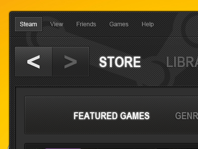 Steam UI - Un-official Redesign