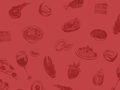 Delish branding design digital food food illustration illustration logo negative space procreate