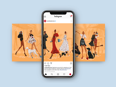 Dream Job (mockup) branding campaign color design digital fashion hand drawn type illustration illustrator mockup procreate social
