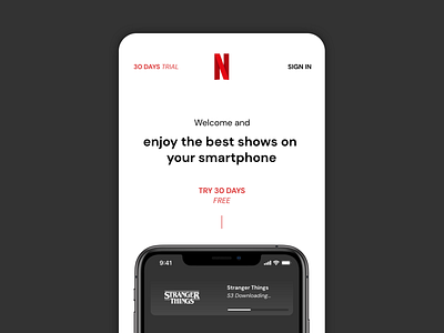 Daily Ui Challenge #003 dailyui dailyui 003 landing page mobile