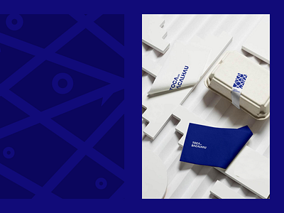 Toca do Bacalhau Identity blue branding fish food graphicdesign identity logo logotype minimal ocean packaging restaurant sea symbol