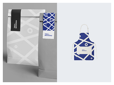 Toca do Bacalhau Identity blue branding fish food identity logo logotype minimal ocean packaging design restaurant sea symbol typography