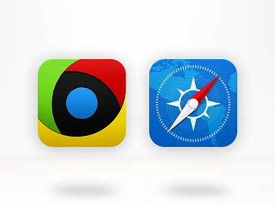 Chrome & Safari app apple cydia icon ios iphone iphone 5 theme winterboard