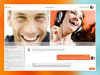 Chatroulette for OSX chat chatroulette mac osx mavericks media message social video