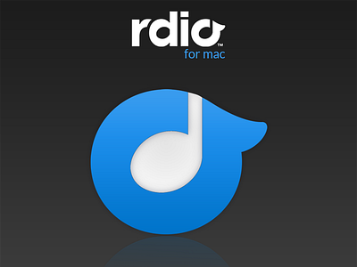 Rdio For Mac application collections icon ios mac osx. mac music playlist rdio streaming