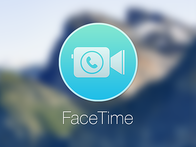 FaceTime call chat facetime icon os x yosemite osx video yosemite