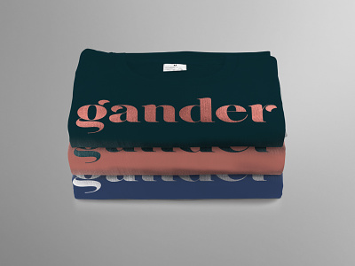 Gander - Merch, Apparel apparel brand identity branding design t shirt