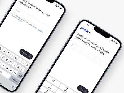 Gander - Mobile, Onboarding Nr.1 app design experience interface ios iphone mobile ui ux