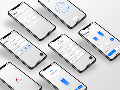 ApexDesk App - Redesign andregivenchy application case study experience givenchy interface iphone x mobile product design standing desk ui ux