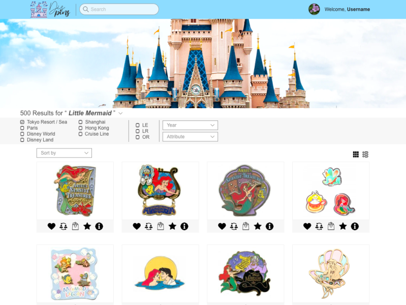 Disney Pin Database By Kaitlin Kuhn On Dribbble