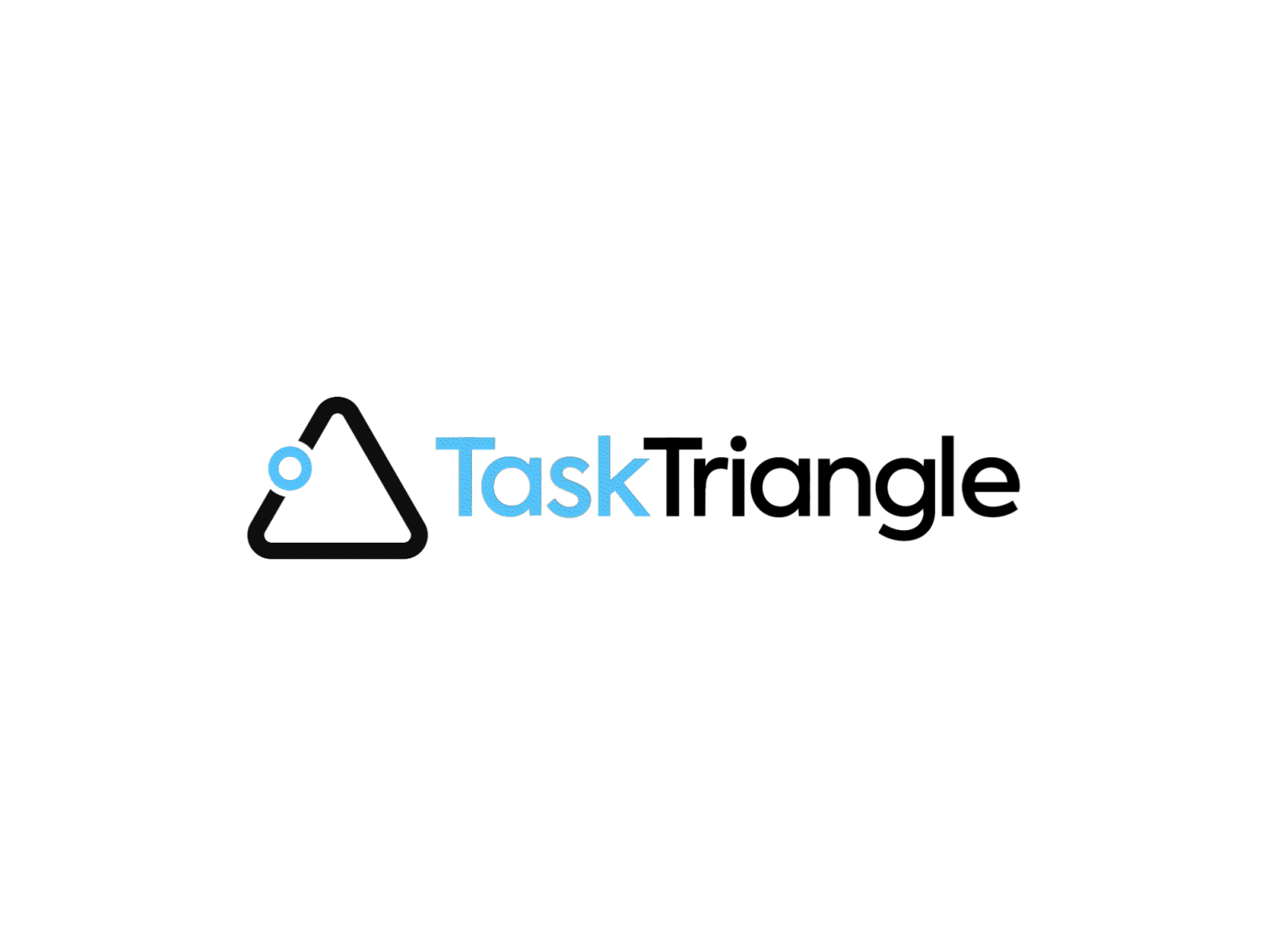 Task Triangle - Brand Design animation blue brand design branding circle clean corporate design gradient icon design logo logo animation logo design minimal minimalist modern san serif triangle typography