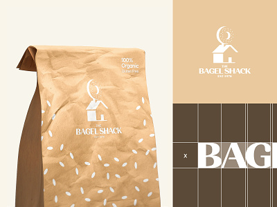 The Bagel Shack - Brand Design bagel bagel shack bakery brand identity branding bread brief club clean design logo logo design minimal minimalist packaging shack typography vector