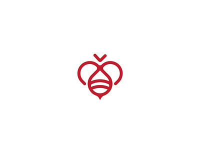 Love Bee Logo Design