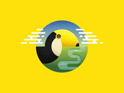Brazilian Toucan animal animal art bird brazil graphic design icon illustration logo toucan ui ux