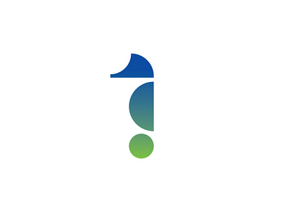 Minimalist Seahorse Logo branding design geometric icon logo minimalist sea seahorse simple
