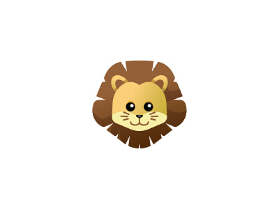 Little Lion app baby animals branding cat cute graphic design icon illustration lion logo