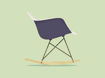 Eames Chair design eames furniture icon illustration mobiliario office retro suite vintage