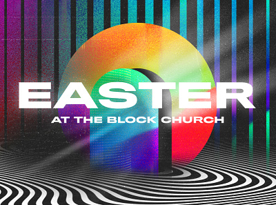 The Block Church Easter color easter illustrator photoshop
