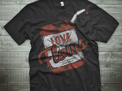 Love Flows | Gas Can Edition apparel gas can handmade illustration pen and ink shirt t shirt
