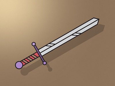 The Magician's Sword adventure ai game illustration magician simple sword