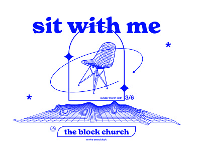 Sit With Me church design illustration illustrator jesus photoshop
