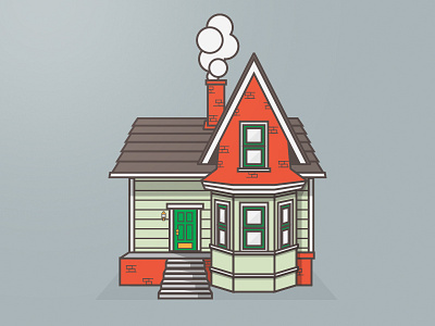 House color home house icon illustration simple