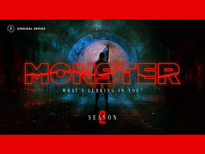 Monster | Sermon Series for Authentic Church branding church graphic design halloween jesus logo monster photoshop stranger things